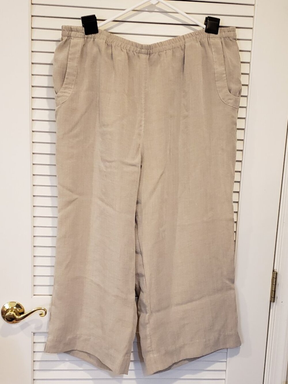 Fridaze linen redefined women's wide leg pants 100% linen size 2X